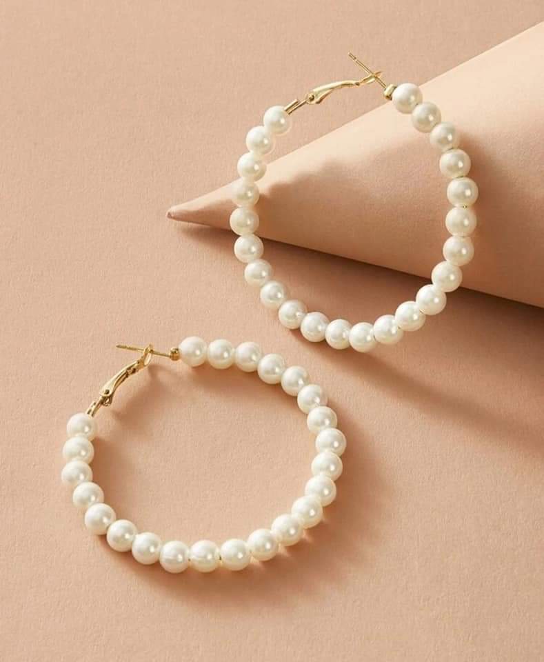 Pearl Hoops