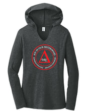 Load image into Gallery viewer, Delta Ladies Tri-Blend lightweight Hoodie
